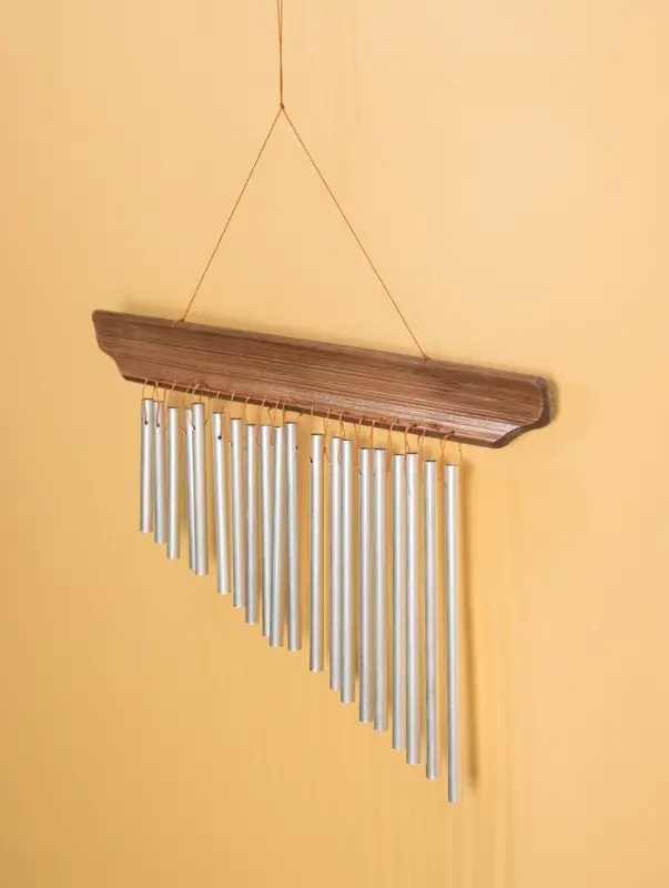 Музыка ветра, 40×23×1 см, бамбук, алюминий