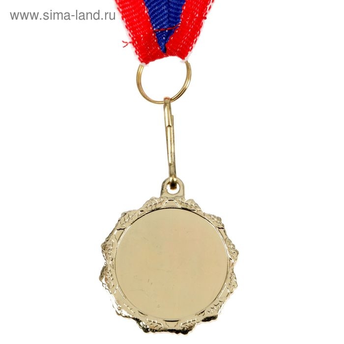 Медаль под нанесение 060 диам 3,2 см. Цвет зол. С лентой Медаль под нанесение 060 диам 3,2 см. Цвет зол. С лентой