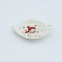 Подставка под чайный пакетик новогодняя Доляна &laquo;Снежное чудо&raquo;, 12&times;9&times;1.5 см, доломит, белая