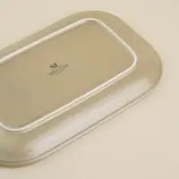 Блюдо фарфоровое SL Home &laquo;Песчаный бриз&raquo;, 24.5&times;16.5 см, бежевый
