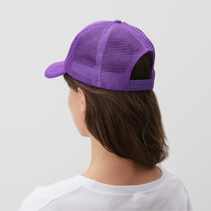 Бейсболка с сеткой MINAKU, цв фиолетовый, р-р 56-58 Бейсболка с сеткой MINAKU, цв фиолетовый, р-р 56-58