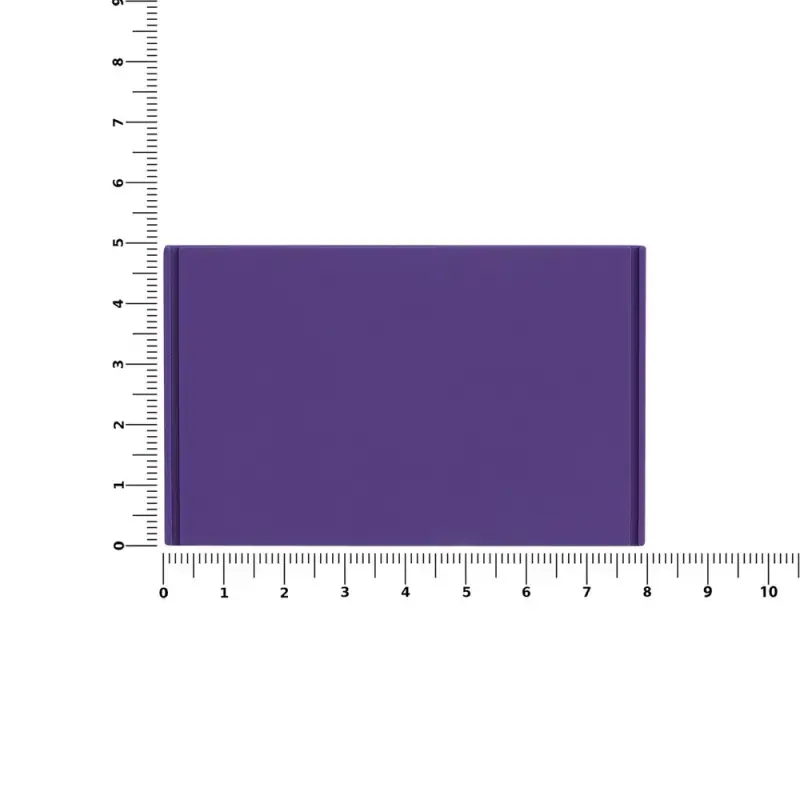 Лейбл из ПВХ Dzeta, XL, фиолетовый