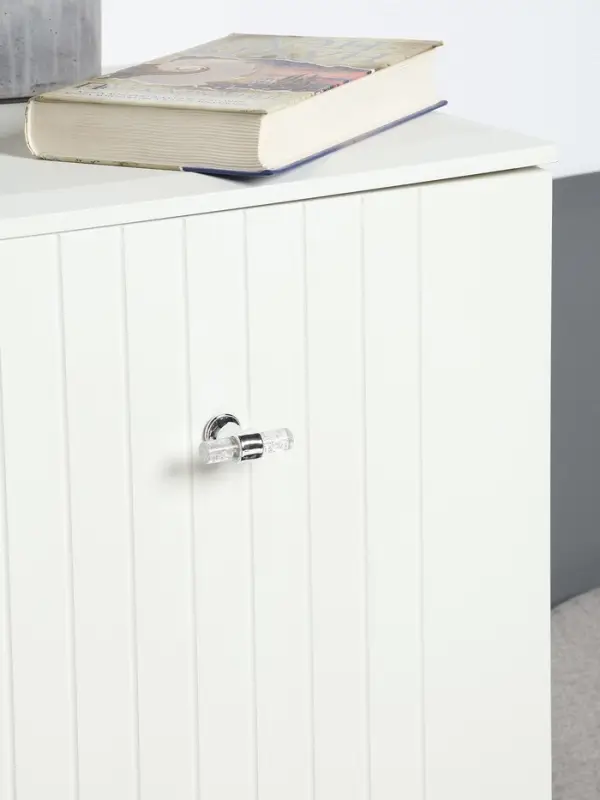 Ручка-кнопка CAPPIO PK106, d=12 мм, пластик, цвет прозрачный/хром Ручка-кнопка CAPPIO PK106, d=12 мм, пластик, цвет прозрачный/хром