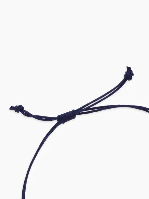 Браслет-оберег &laquo;Глазки&raquo;, деревянные рисинки, d=7.5 см, синий