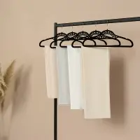 Вешалки для одежды тм VETTA, 4шт, 42см, с покрытием флок, цвет серый