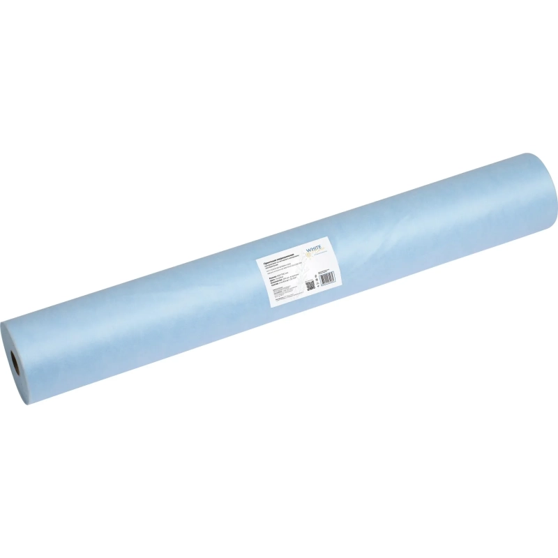 Простыня в рулоне 70х80, голубой (200шт/рул), пл.20, спанбонд, А1, 12722