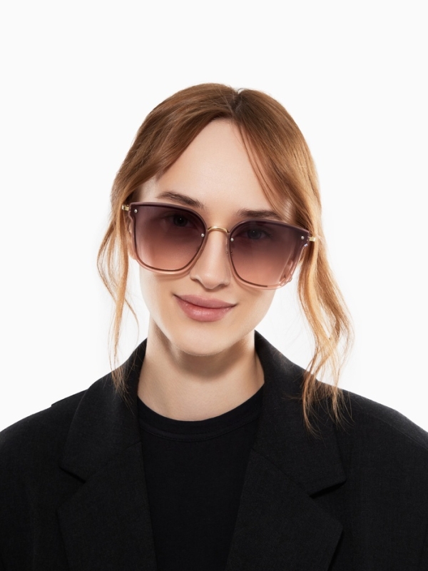 Очки солнцезащитные uv 400, дужка 13.2 см, ширина 13.8 см, линза 5.4×6 см