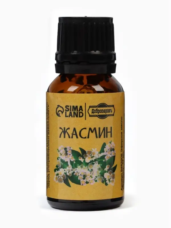 Эфирное масло &laquo;Жасмин&raquo;, флакон-капельница, 17 мл, &laquo;Добропаровъ&raquo;
