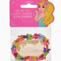 Браслет детский Выбражулька «Танцующие бабочки», d=6 см. разноцветный Браслет детский Выбражулька «Танцующие бабочки», d=6 см. разноцветный