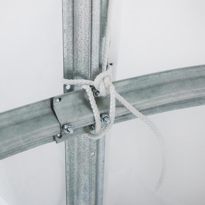 Парник, длина 5 м, оцинкованный профиль из 5 дуг, спанбонд 65 г/м², «Агрощит» Парник, длина 5 м, оцинкованный профиль из 5 дуг, спанбонд 65 г/м², «Агрощит»