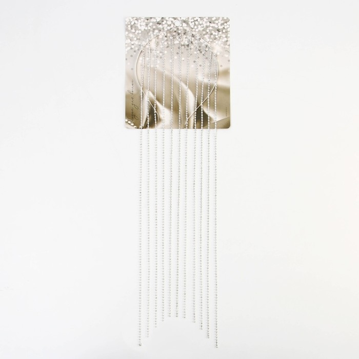 Ободок для волос со стразами «Блистай» 0.5 х 12 х 42 см Ободок для волос со стразами «Блистай» 0.5 х 12 х 42 см