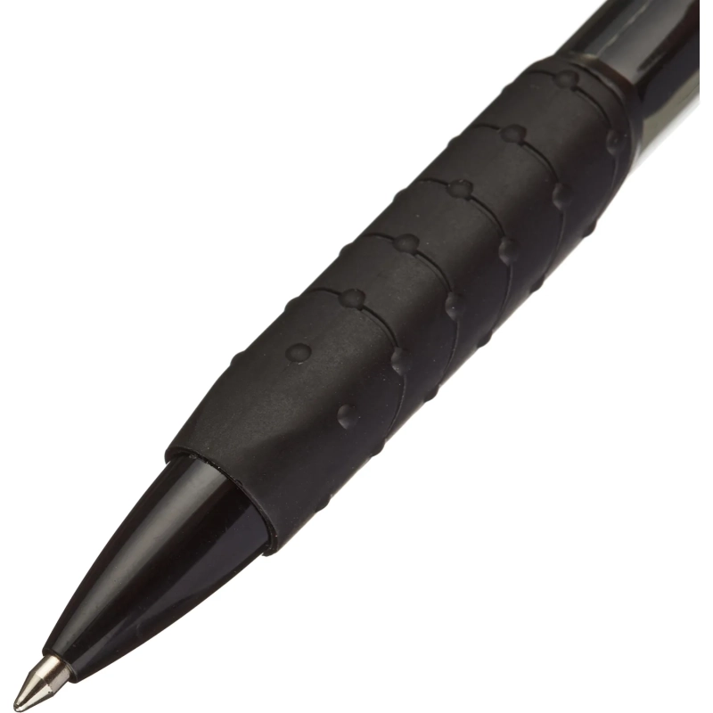 Ручка шариковая автомат. KORES К6 треуг.корп,манж,0,5мм, черн