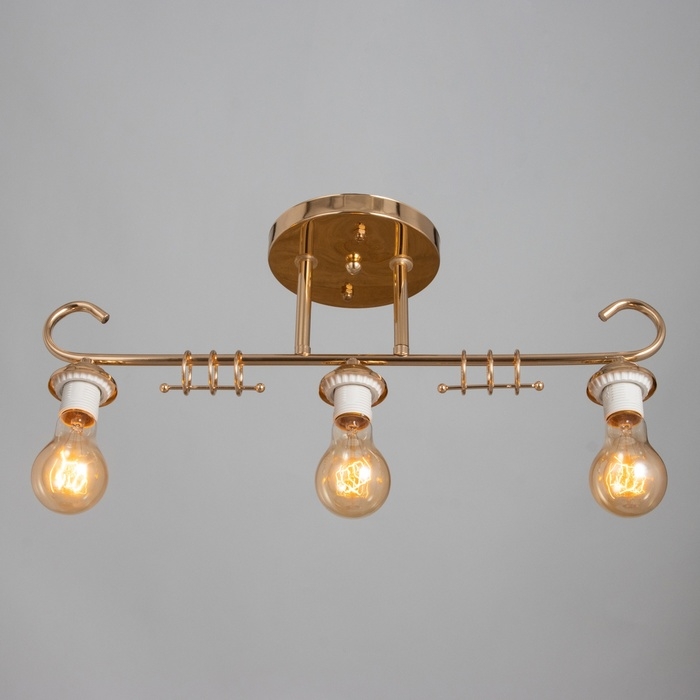 Люстра Люстра "Алета" бп 3х40Вт Е27 Золото МОДЕЛЬ: 2800430