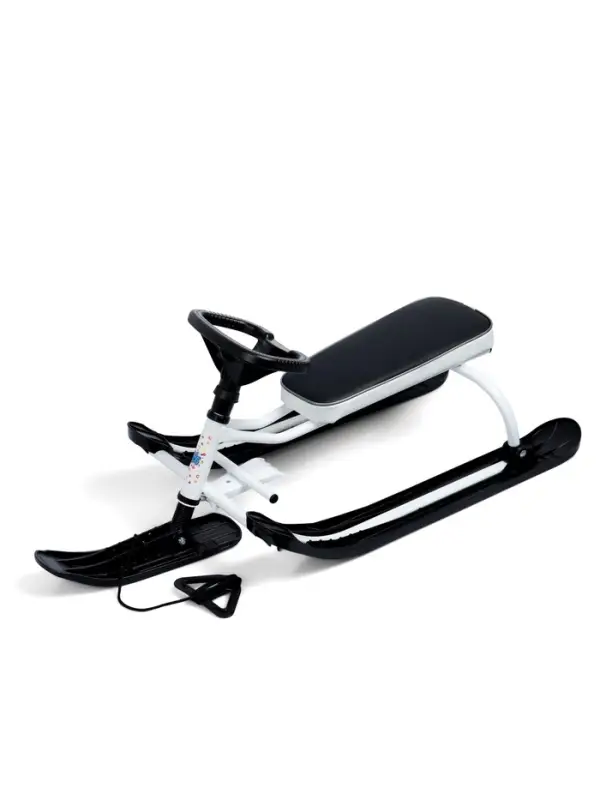 Снегокат &laquo;Тимка спорт+&raquo;, белый, чёрный, ТСЛ+/Б Nika