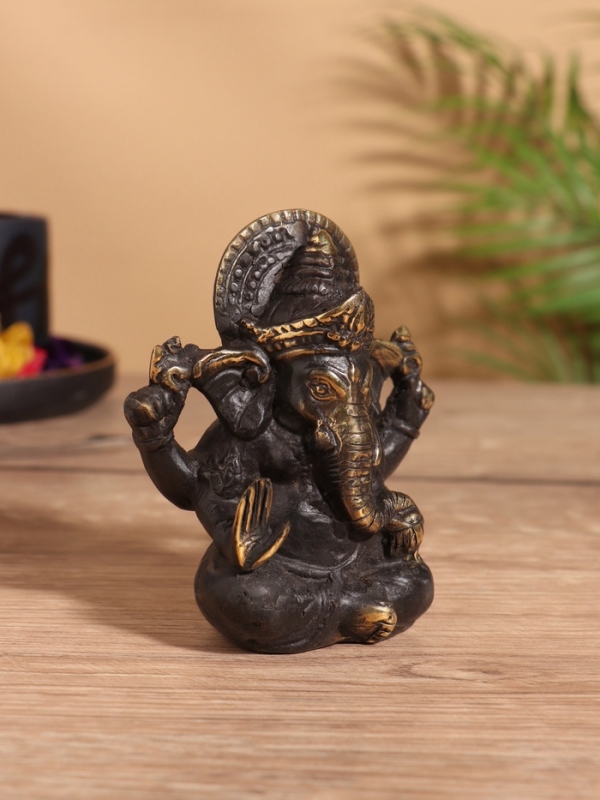 Сувенир бронза Сувенир бронза "Ганеша" 9х4х10 см