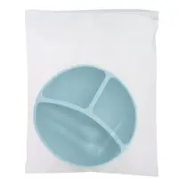 Посуда детская силиконовая, 7 предметов, голубой, Крошка Я