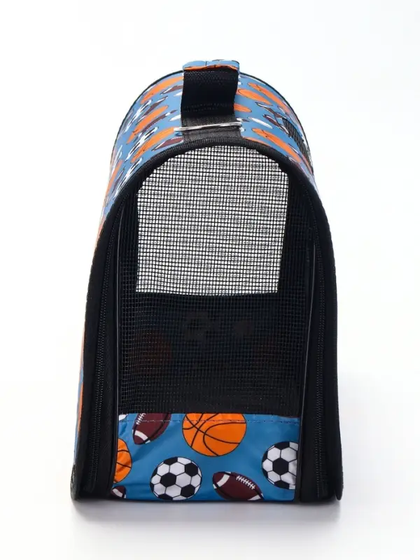 Сумка - переноска для животных &laquo;Спорт&raquo;, размер S, 37.5&times;17&times;22 см, голубая