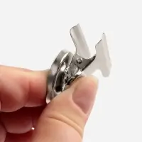Зажимы для кроя с магнитом, 3.1 см, 5 шт., цвет серебряный