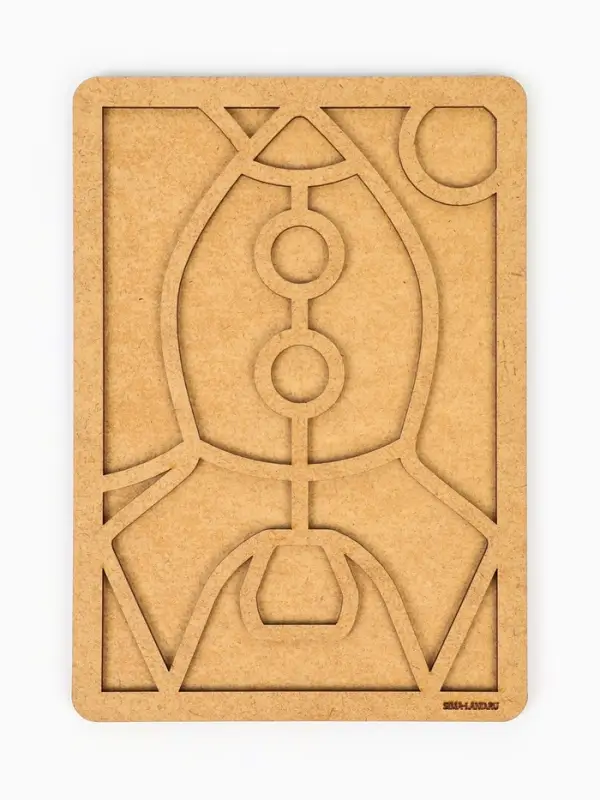 Картина пластилином &laquo;Ракета&raquo;, 21&times;15 см, набор для творчества