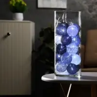 Гирлянда &laquo;Нить&raquo; 5 м с насадками &laquo;Клубки кофейные&raquo;, IP20, прозрачная нить, 20 LED, свечение белое, 220 В