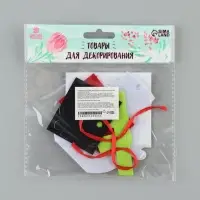Ёлочная игрушка из фетра &laquo;Снеговичок в шапочке&raquo;, набор для творчества, своими руками