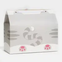 Коробка для сладостей «Котик», 10 х 18 х 14 см