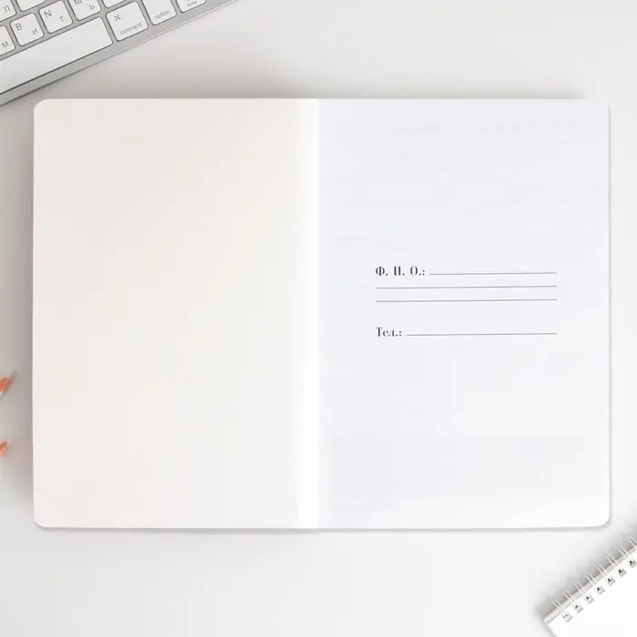 Большой ежедневник &laquo;Учителю: Книги учителя&raquo; soft-touch, формат А5+, 96 листов, мягкая обложка, линейка