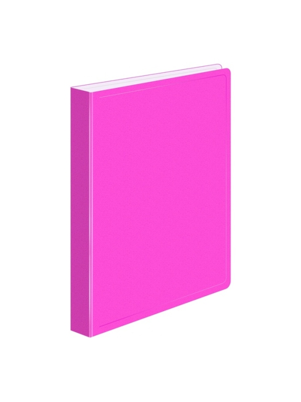 Папка с зажимом А4, 700 мкм, корешок 27 мм, Calligrata Double Neon, внутренний карман, до 180 листов, фуксия Папка с зажимом А4, 700 мкм, корешок 27 мм, Calligrata Double Neon, внутренний карман, до 180 листов, фуксия