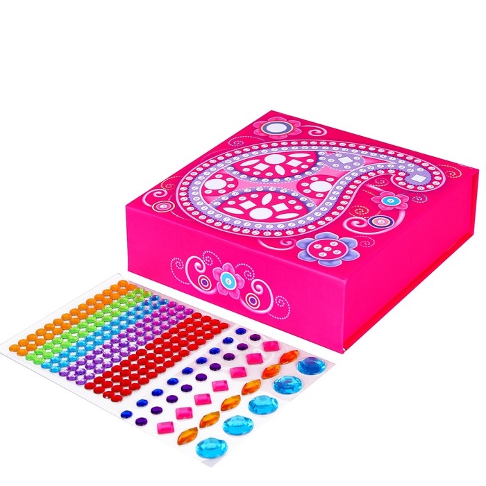 Набор для творчества: шкатулка «Узор», 217 стразов