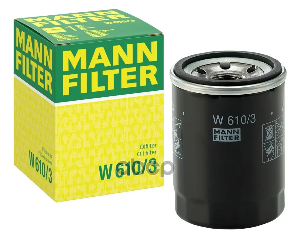 фильтр масляный MANN-FILTER арт. W6103