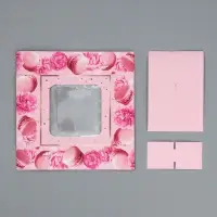 Коробка для конфет, кондитерская упаковка, 4 ячейки, &laquo;Present&raquo;, 10.5&times;10.5&times;3.5 см