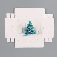 Коробка подарочная сборная с крышкой &laquo;Зимняя елочка&raquo;, 30&times;20&times;9 см