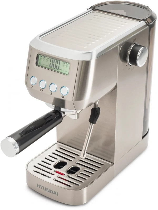 Кофеварка рожковая HEM-9990 серебристый Кофеварка рожковая HEM-9990 серебристый