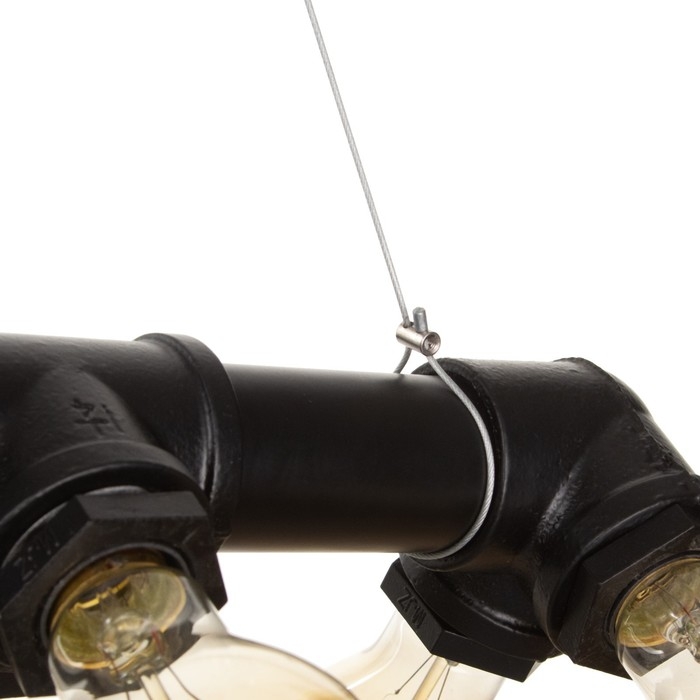 Светильник "Тубо" 10хЕ27 40Вт черный 7х5х7-127см BayerLux