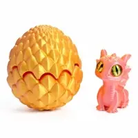 3Д - печатная игрушка &laquo; Дракон в яйце &raquo;, подвижная, цвет МИКС