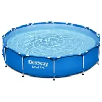 Бассейн каркасный Bestway Steel Pro 56681, 366&times;76 см, фильтр-насос, круглый