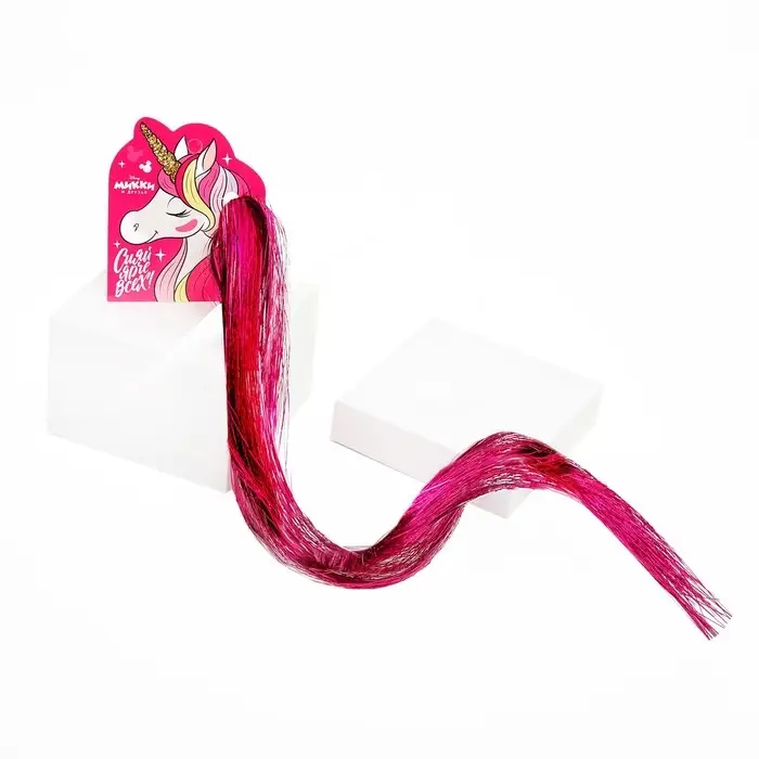 Прядь для волос блестящая, 40 см Прядь для волос блестящая, 40 см