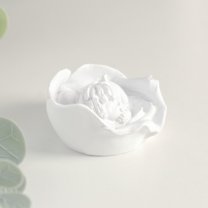 Сувенир Сувенир "Ангелочек спящий в цветке" МИКС 3,5х5,5х5,5 см