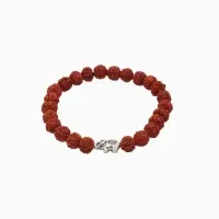 Браслет "Слоник" рудракша, длина 18 см