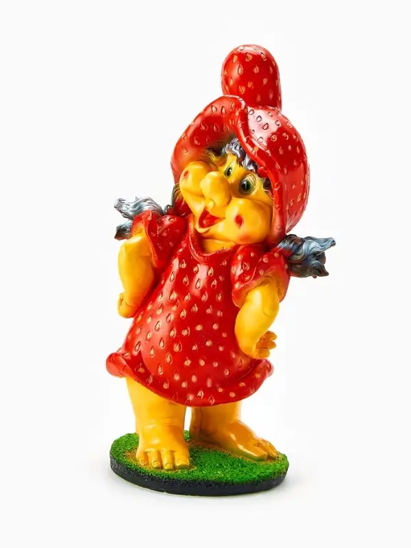 Садовая фигура из гипса &laquo;Гном клубничка&raquo;, 54&times;22&times;28 см