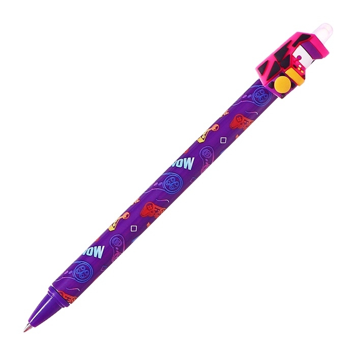 Ручка гелевая 0.5 мм, со стираемыми чернилами, синяя, штрихкод на штуке, МИКС Игрушки Ручка гелевая 0.5 мм, со стираемыми чернилами, синяя, штрихкод на штуке, МИКС Игрушки