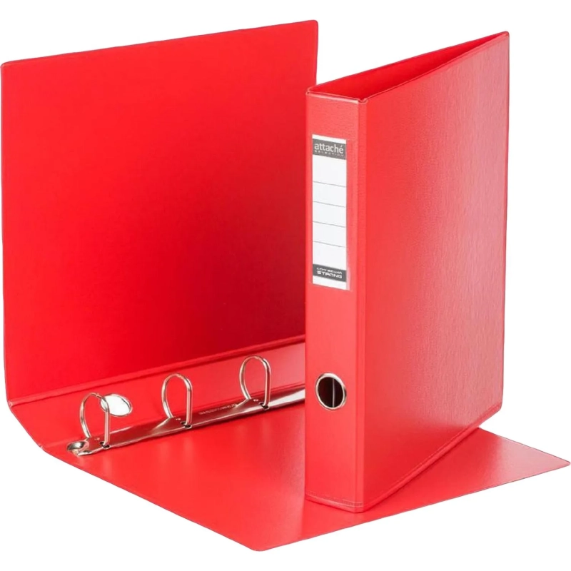 Папка на 4-х кольцах 50мм  красная Россия