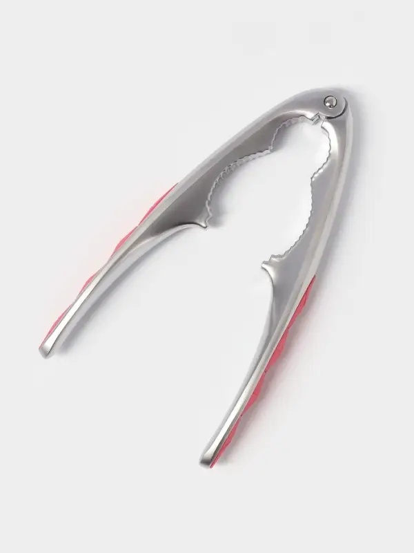 Орехокол Доляна Redline, 4.2&times;1.7&times;15.5 см, нержавеющая сталь, красный