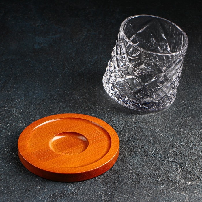 Стакан стеклянный на подставке «Торн», 250 мл Стакан стеклянный на подставке «Торн», 250 мл