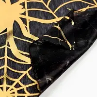 Скатерть на хеллоуин «Золотая паутина», 200 х 140 Скатерть на хеллоуин «Золотая паутина», 200 х 140