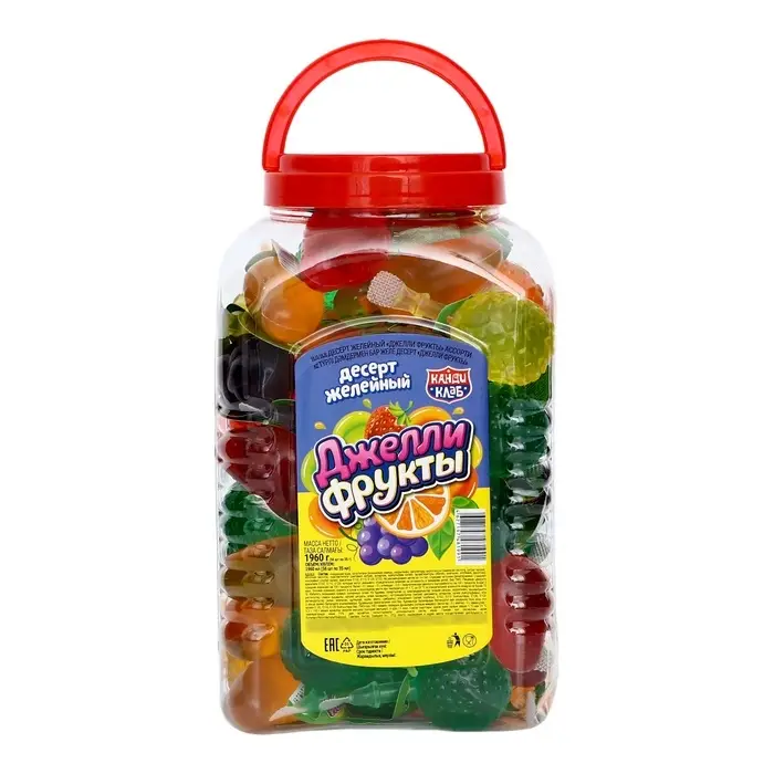 Десерт желейный «Джелли фрукты» ассорти, 35 мл Десерт желейный «Джелли фрукты» ассорти, 35 мл