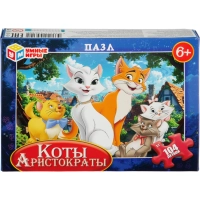 Пазл puzzle Коты Аристократы. 104 детали. 190х141х35 мм. 4660254456105
