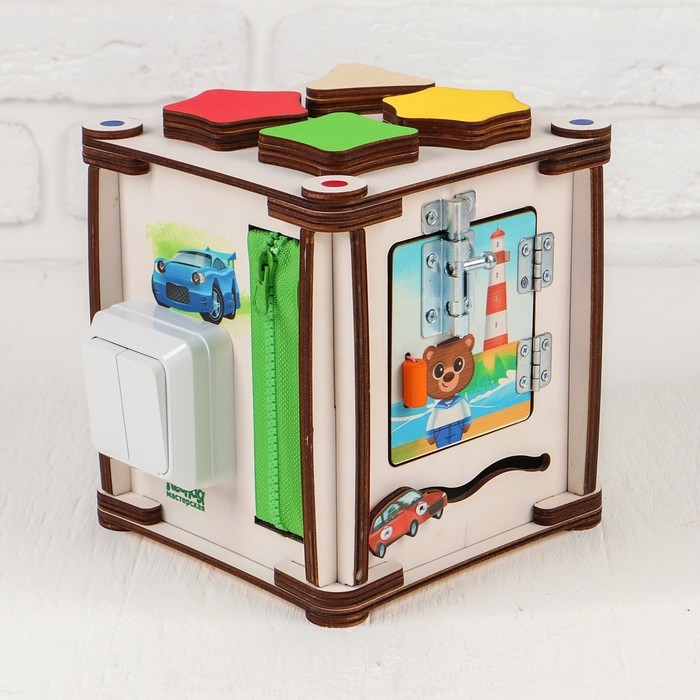 Бизикуб «Транспорт» со светом Бизикуб «Транспорт» со светом