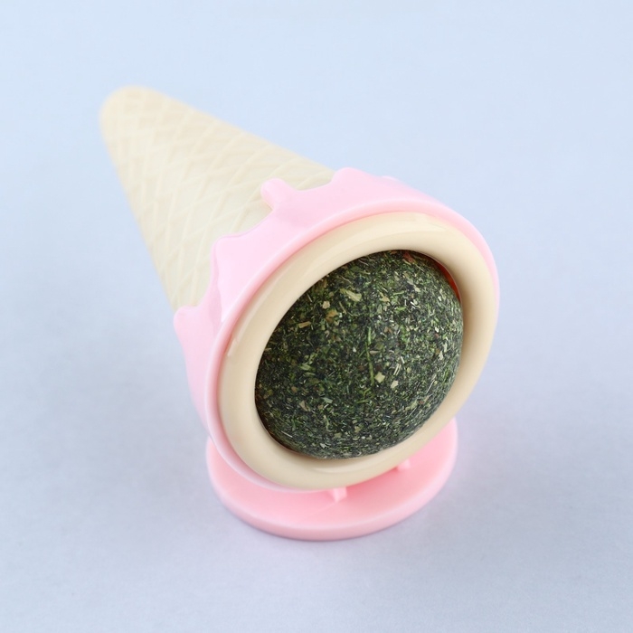 Игрушка с кошачьей мятой «Мороженное» Игрушка с кошачьей мятой «Мороженное»