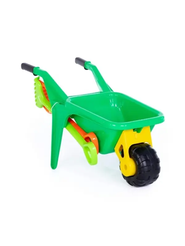 Набор игрушек для песочницы &laquo;Садовод&raquo;, 3 предмета: тачка, лопата, грабли, МИКС